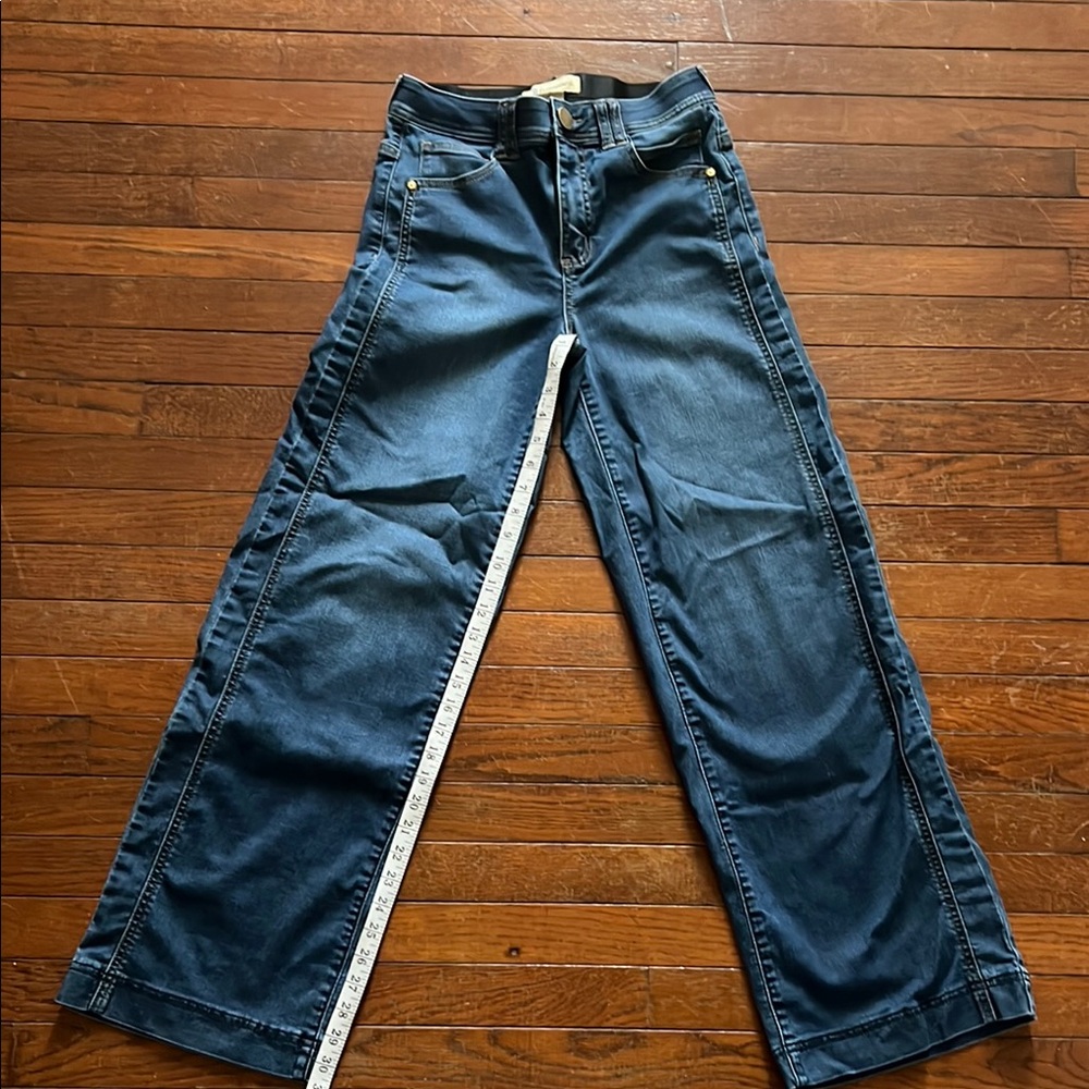 Democracy Blue Flare Wide Leg Jeans